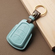 【瘋匠】For Cadillac凱迪拉克 純手工牛皮車鑰匙套 質感創意禮品