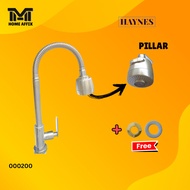 SUS304 PILLAR MOUNTED FLEXIBLE SINK TAP | FAUCET / KEPALA PAIP SINKI