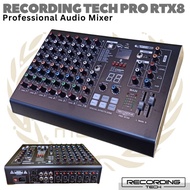RECORDING TECH PRO-RTX8 8 Channel Professional Audio Mixer Limited