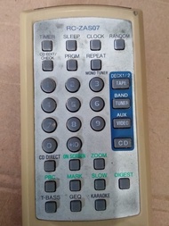 Bekas Remote Compo Player Original Aiwa Rc-Zas07 Normal Aiwa