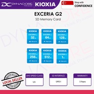 KIOXIA EXCERIA G2 SD Memory Card - 32GB / 64GB / 128GB