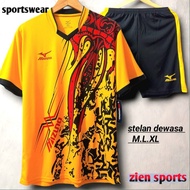 New jersey futsal 1 set baju+celana pakaian olahraga pria dan wanita