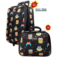 Luggage Furby Wheeled Suitcase Double Lock Code System Size 22 Inches/14 F7741-22