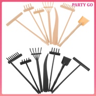🧂 14Pcs Yellow Plastic Rake for Zen Garden Sand Design and Sandbox Tools 5.50X2.44X0.31in
