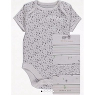 GEORGE UK White Rompers shortsleeves for newborn girl/boy baju baby