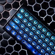 pbt keycaps keycap anime keycaps XVX Black Opal max Keycap Magnetic Axis Mechanical Keyboard Suitabl
