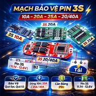 Battery Protection Circuit 3S 10A 20A 25A 20/40A BMS 11.1V 12.6V Using 18650 21700 Battery Overcharg