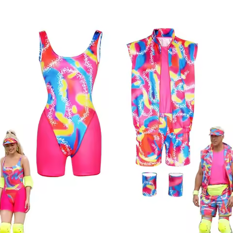 80s Workout Costume for Halloween Cosplay 80s 90s Workout Outfit Party Clothing for Adult Mens Inclu