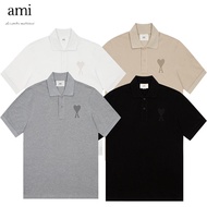 Polo AMI Pairs short sleeve T-shirt、men T-shirt、Women T-shirt、polo T-shirt