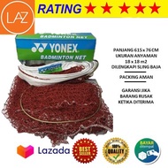 FLASHSALE !! Jaring Badminton Yonex - Net Yonex Import - Jaring Bulu Tangkis Yonex impor - Net Badmi