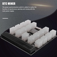 【Bestseller Alert】 Breakout Board 17 Port 6pin Led Display Power Module Server Adapter For 1200w 750w Psu Gpu Miner Mining Btc Eth