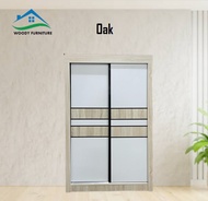 SIAP PASANG: 4ft x 6ft sliding door wardrobe