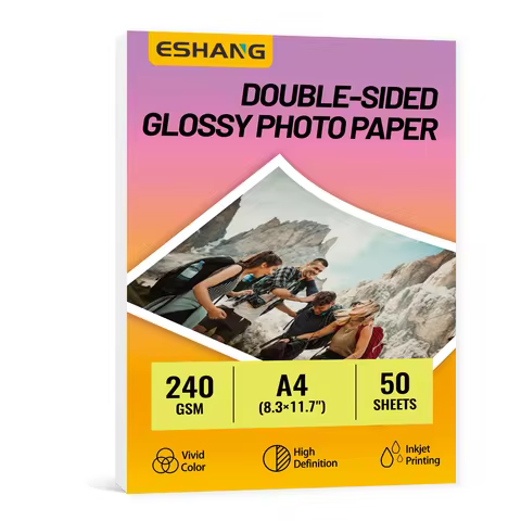 50 Sheets A4 Double-Sided Glossy Photo Paper 240Gsm High-Quality Double Sided Print & Copy Paper Sui