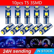 [Ready Stock] Lampu Kereta 10Pcs MENTOL METER LED T5 SUPER BRIGHT LC135 Y125ZR RXZ KRISS110 12V Lamp