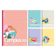 Kokuyo Campus Notebook Limited 50th Anniversary Semi B5 Dot-ruled A-Format Pack of 5, Model No. 3CAT