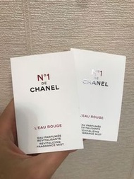 N1 de Chanel 香水 L’eau Rouge revitalizing fragrance mist 1.5ml