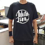 Kaos Band White Lion - tdk ada jahitan pinggir