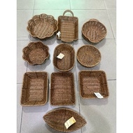 Rattan Basket - Rattan Storage Basket - Imitation rattan plastic basket - Japanese Export