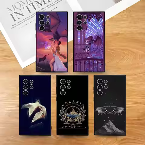 Acotar Court M-Mist and Fury Phone Case For Samsung S series s21 s22 s23 s24 s25 FE Plus Ultra TPU S