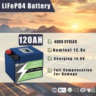 【12.8V 120ah】Lifepo4 Battery 120ah storage 1.536kwh with bms for household