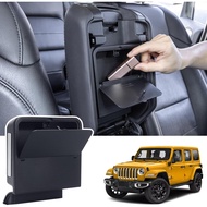 Center Console Hidden Organizer Box Compatible with Jeep Wrangler JL/JLU 4XE and Jeep Gladiator JT 2