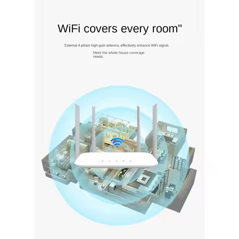 Durable-Design LC117 4G CPE 4G Wifi Router SIM Card Hotspot CAT4 EU Plug (LC117-EU)