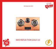 KOMPOR TANAM 3 TUNGKU NIKO REFLECTION GOLD 3.0