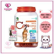 (Mua 1 TẶNG 2 HÀNG MẪU)Thức ăn hạt cho mèo mọi lứa tuổi CATSRANG túi 3kg