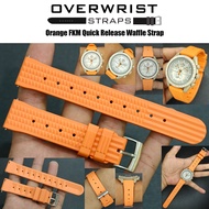 สายนาฬิกา สายยางแท้ รุ่น Quick Release FKM Waffle Strap