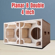 Double Planar Speaker Box 4 inch Thickness 9mm complementary material miniature sound package ready 