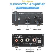 fol M04 Subwoofer Amplifier Mini Sub Bass Amplifier Integrated Subwoofer Amplifier Mini Stereo Subwoofer Amplifier