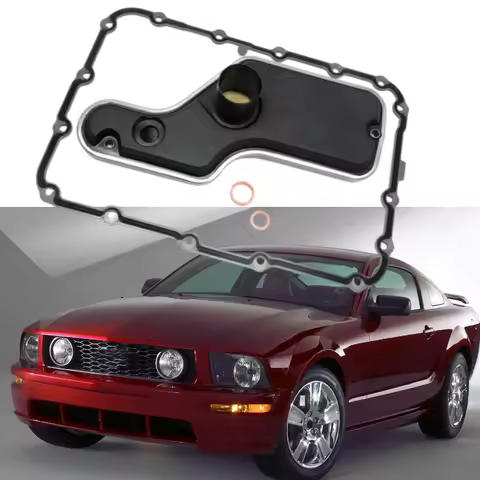 1Set Transmission Filter Oil Pan Gasket Kit for Ford Avanit Mustang Lincoln LS 3W4Z-7A098-AA 5R55S 5