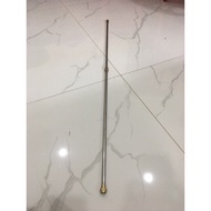 6-inch stainless steel retractable rod for watering plants and pesticide sprayers with threaded legs