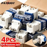 Tool-Free RJ45 Keystone Module with Dust Shutter Gold Plated Contacts, Gigabit 1000Mbps, Support Cat