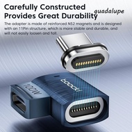 GUADALUPE USB Type C Magnetic Adapter, 90 Degree USB C To Type C Type-C 100W Magnetic Adapter, Strai
