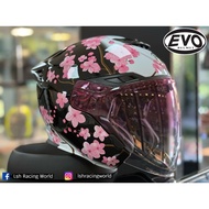 EVO RS9 Sakura Glossy Black Pink(Free Color Visor)