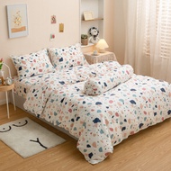SG Seller 100% Cotton Fitted Bedsheet Set /Quilt Cover Sold Separately -Single /S.Single /Queen /King Size