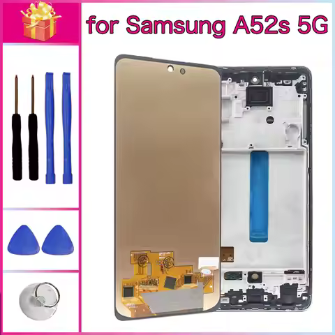 100% Tested LCD for Samsung Galaxy A52s 5G LCD Display Touch Screen Digitizer Replacement for Samsun
