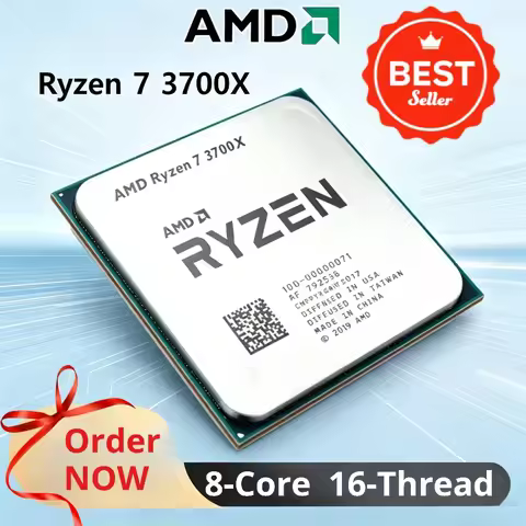 100% Brand New 2026 AMD Ryzen 7 3700X R7 3700X 3.6 GHz 8-Core 16-Thread CPU Processor 65W 7NM L3=32M