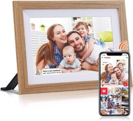 10.1 Inch Wifi Cloud Digital Photo Frame Ios Android APP Remote Digital Photo Frame Wooden Digital Frame Upload and save a showcase to share your life