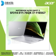 Notebook ACER SWIFT 3 SF314-511-76QK i7-1165G7 16G SSD 512G W11OHS 14