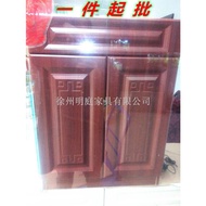 QM🏅Chinese Imitation Solid Wood Aquarium Base Cabinet Aquarium Base Cabinet Super White Cylinder Base Cabinet Grass Tank