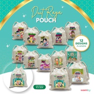 10pcs UNCANG DUIT RAYA 2025 | MINI POUCH WITH CUTE DESIGN | Beg isi duit raya | Pouch Duit Raya Anak