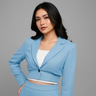 Women's crop blazer/women's crop top blazer/formal short crop blazer/trendy women's crop blazer/wome