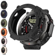 Amazfit T-RexUltra Silicone TPU Soft Hollow Out Watch Case For Amazfit T-Rex Ultra Anti-Fingerprints Shockproof Watch Shell Frame Bumper Screen Protector