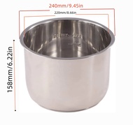 1pcs Stainless Steel Inner Cooking Pot - 6 Quart for Instant Pot IP-POT-SS304-60