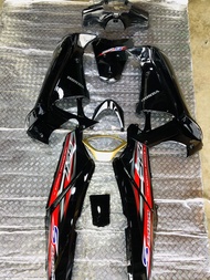 ชุดสี125i ชุดสี125sโฉมi สีดำ(สติ๊กเกอร์แดงลาย125S)ปี2548-2554