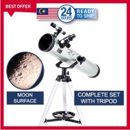[ READY STOCK + FREE GIFT ] 875X Professional Telescope Astronomy 70076 Free Tripod Finder Pro Teles