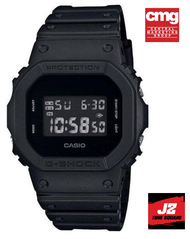 ยักษ์เล็ก จาก CASIO นาฬิกาข้อมือผู้ชาย ทรงสปอร์ต สีดำจอดำ กับ G-SHOCK DW-5600UBB-1D อุปกรณ์ครบทุกอย่