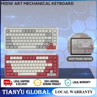 【SG READY STOCK】Youpin MIIIW Mechanical ART Keyboard Z830 83-Keys  BLE 5.0 RGB Lighting Effect 4000m